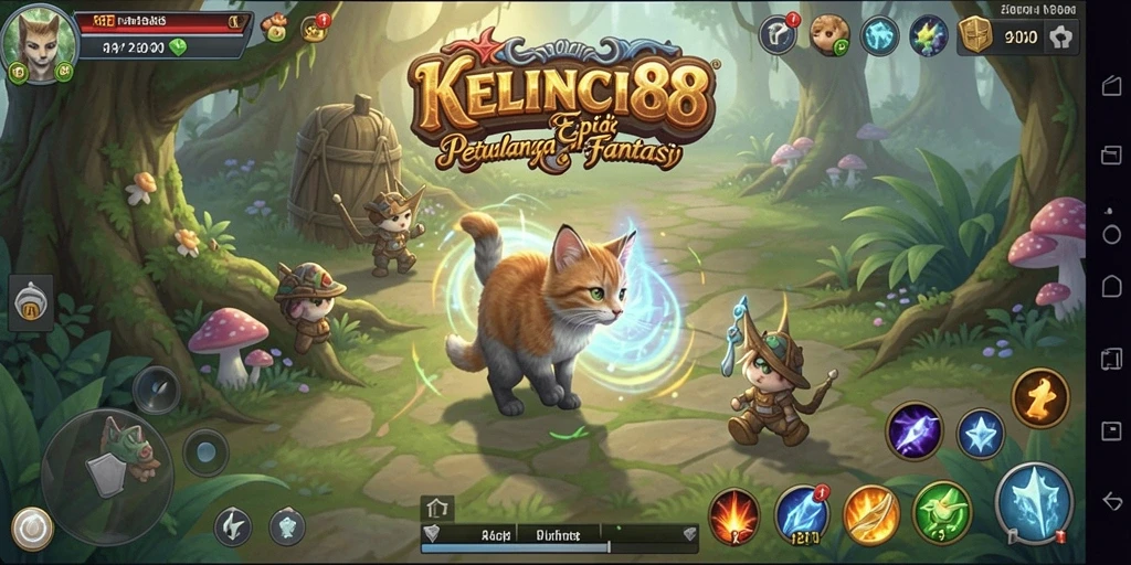 Tampilan gameplay seru di KELINCI88 dengan aksi RPG yang mendebarkan.