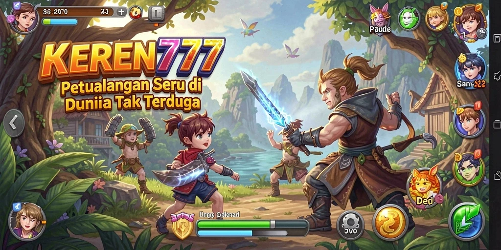 Tangkapan layar KEREN777 menampilkan aksi seru dalam petualangan yang memukau.