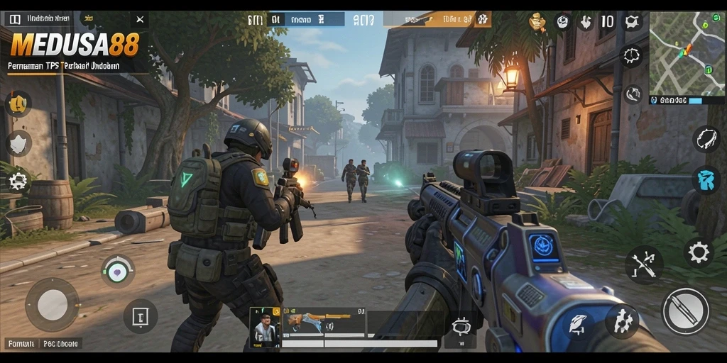 Tampilan gameplay MEDUSA88 yang mendebarkan dan intens.