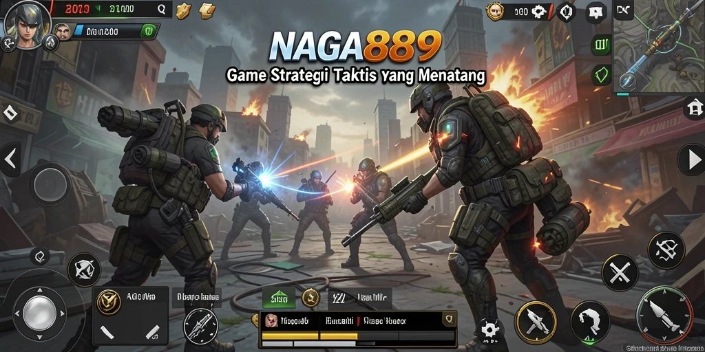 Tampilan menarik dari gameplay strategis NAGA889.