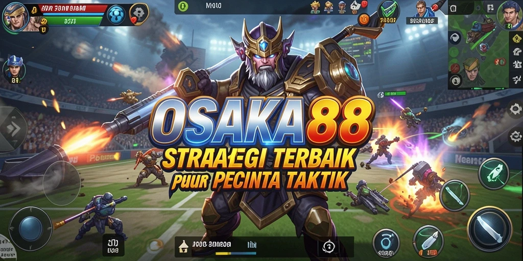 Tampilan gameplay OSAKA88 menonjolkan taktik mendalam dan strategi kolaboratif.