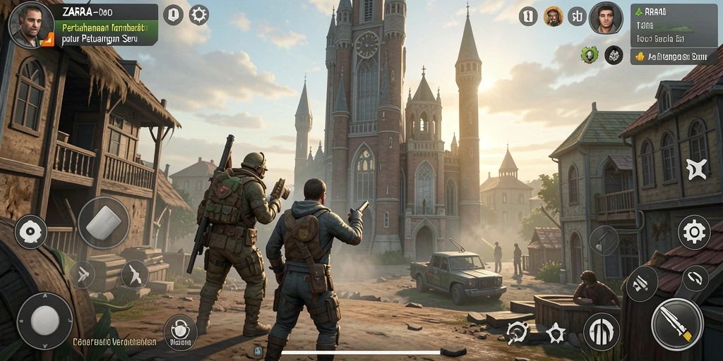 Gameplay seru di ZARA4D dengan aksi Tower Defense yang mendebarkan.